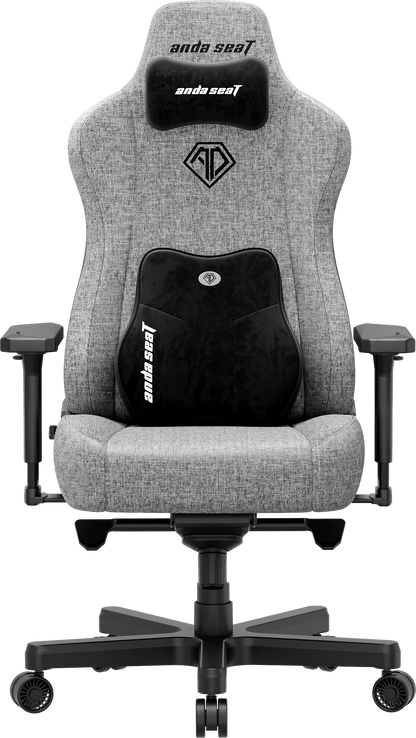 Ігрове крісло Anda Seat Kaiser 3E XL сіре, лляна тканина EverSoft