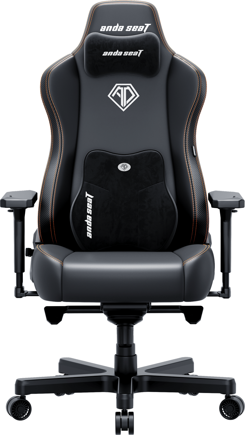 Крісло ігрове Anda Seat Kaiser 3E Black PVC Size XL