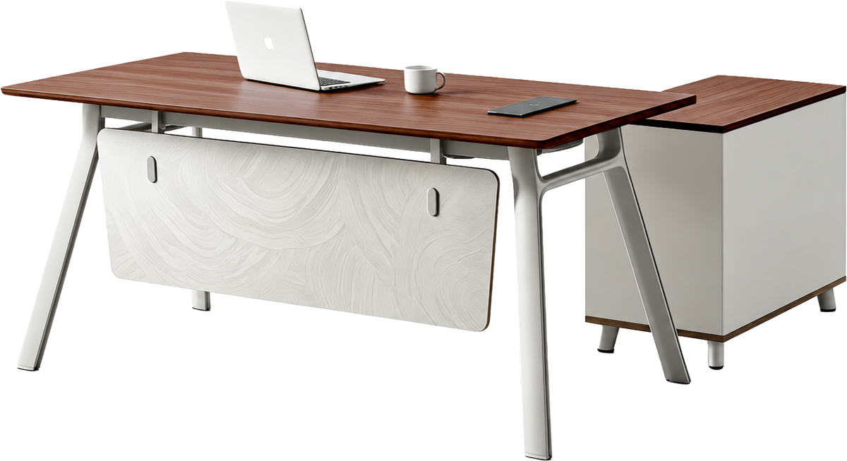 Стіл з тумбочкою OfficePro PG-M24B-16B — фото 1