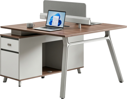 Стіл двомісний з тумбочками OfficePro PG-M24A-2A-14 — фото 1