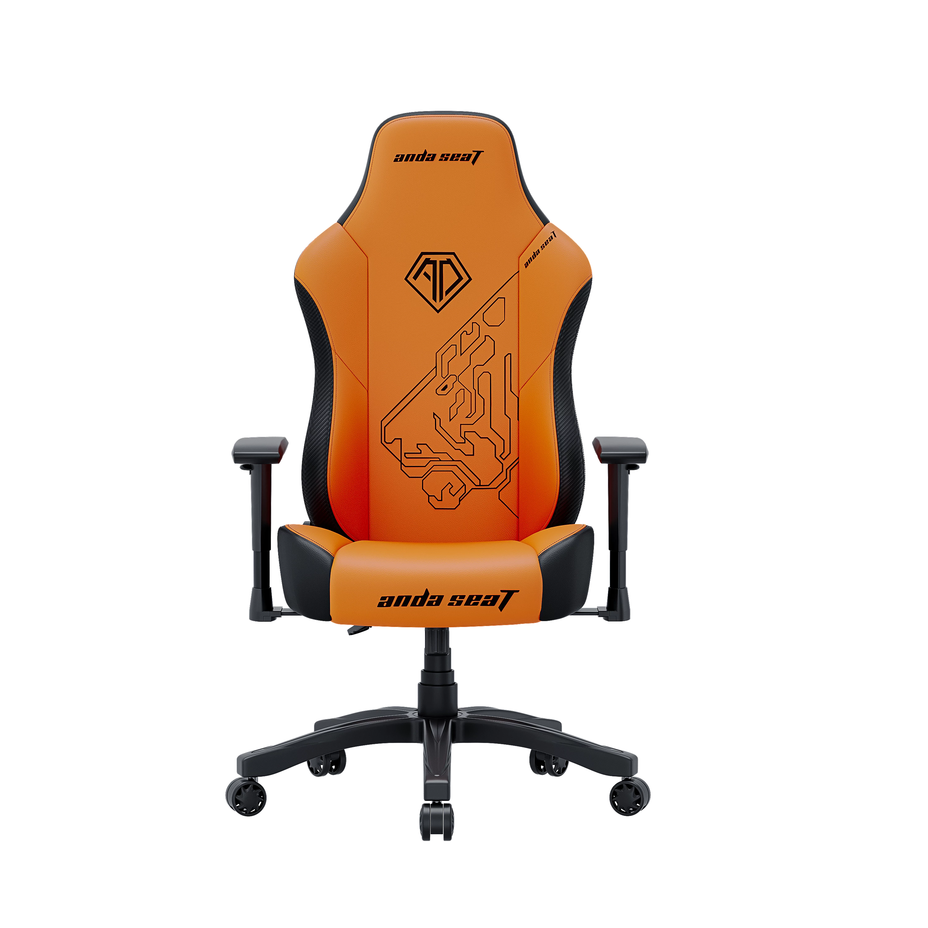 Кресло игровое Anda Seat Phantom Tiger Edition Black Size L