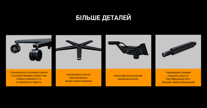 Крісло ігрове Anda Seat Kaiser Frontier XL Dark Gray Fabric