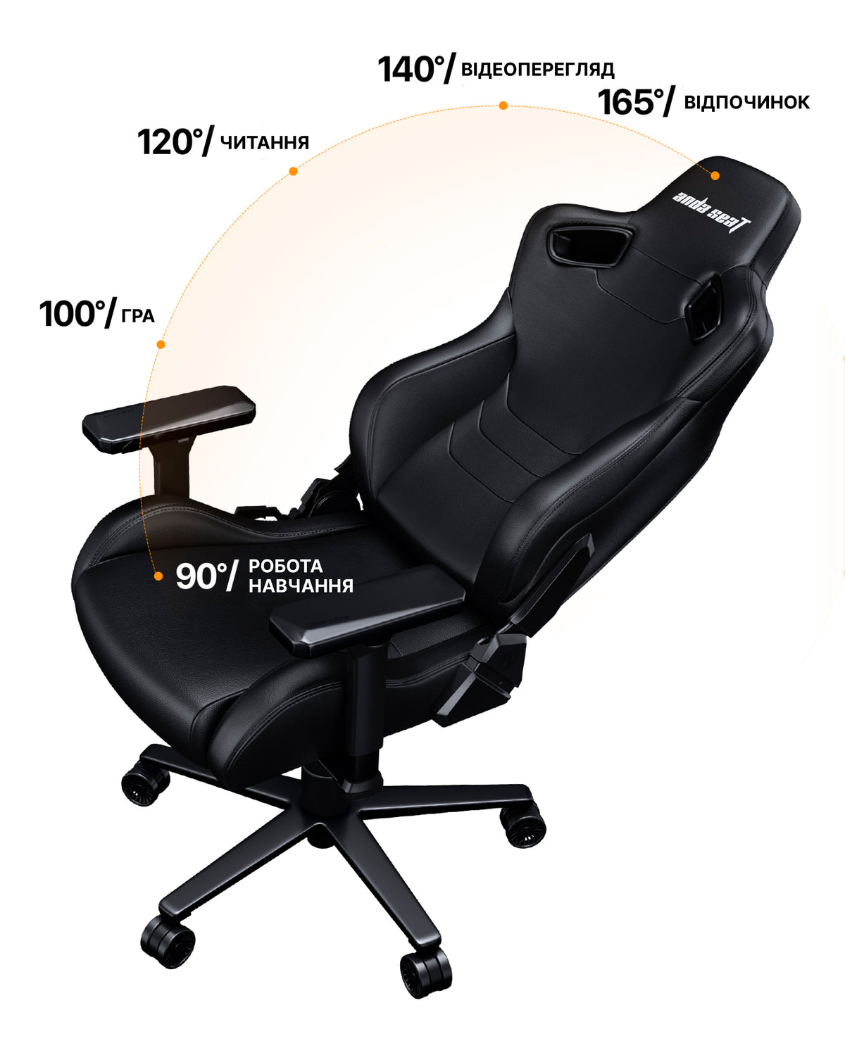 Крісло геймерське Anda Seat Kaiser Frontier XL Black