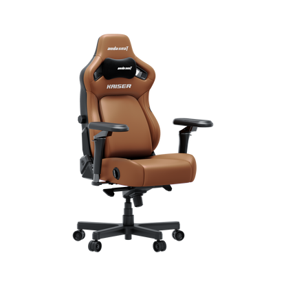 Крісло геймерське ігрове Anda Seat Kaiser 4 V2 Size XL Brown PVC
