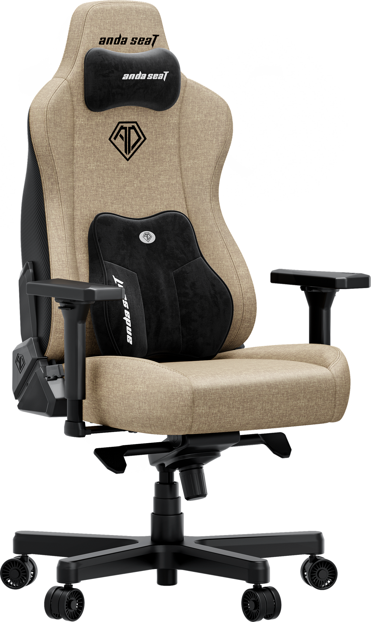 Крісло ігрове Anda Seat Kaiser 3E XL Dark Beige Fabric