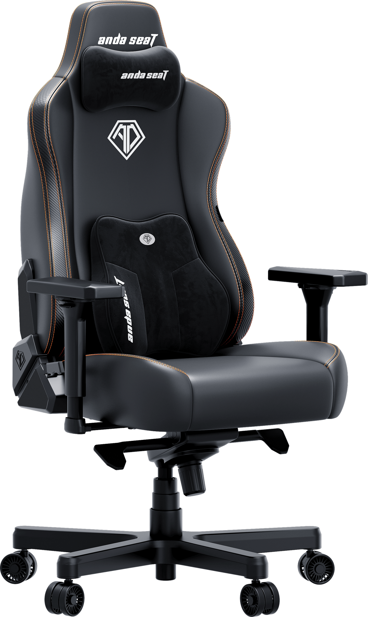 Крісло ігрове Anda Seat Kaiser 3E Black PVC Size XL
