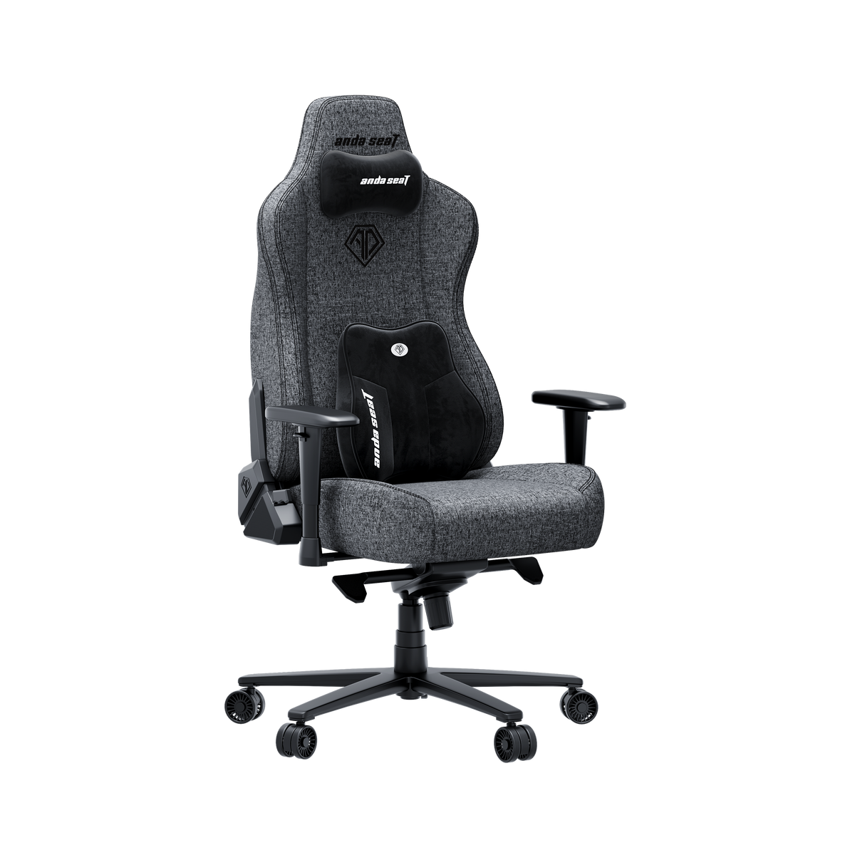 Крісло ігрове Anda Seat Novis Plus Fabric Dark Grey Size XL