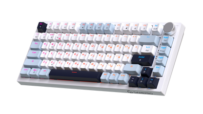 GamePro MK160 V2 Warden QLAB Sakura White — вид під кутом