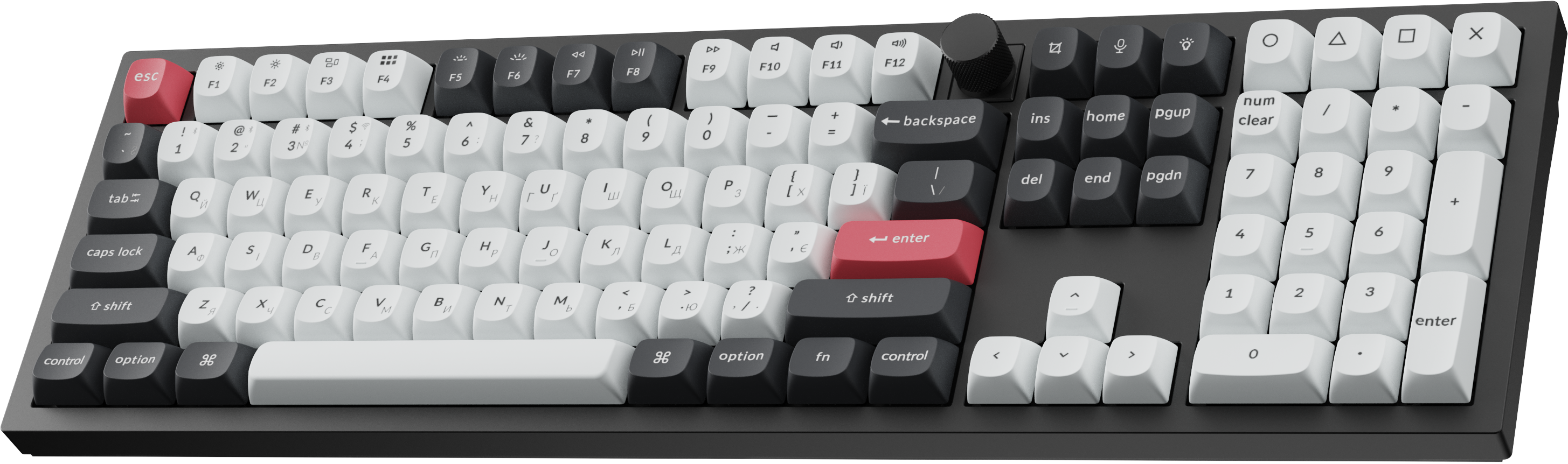 Клавіатура Keychron Q6 HE — вид зверху