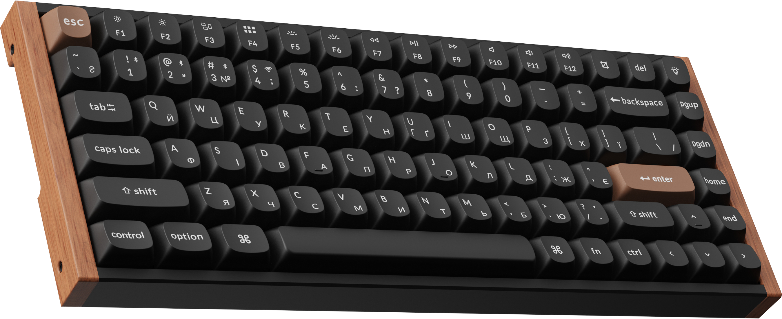 Клавіатура Keychron K2 HE — вид зверху