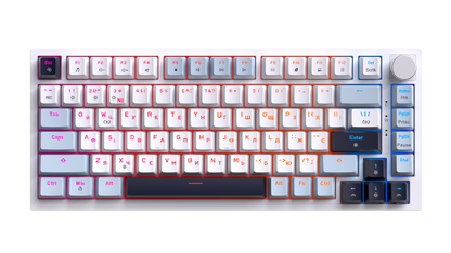 GamePro MK160 V2 Warden QLAB Sakura White — вид збоку