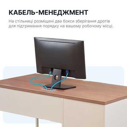 Стіл з тумбочкою OfficePro PG-M24B-12B-14 — фото 3