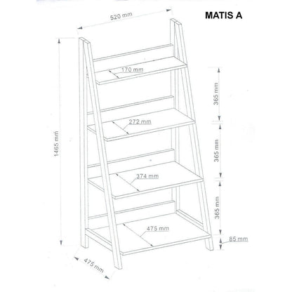 ME:RA Поличний стелаж Matis