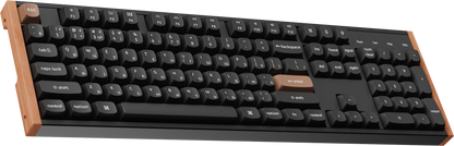 Клавіатура Keychron K10 HE — вид збоку під кутом