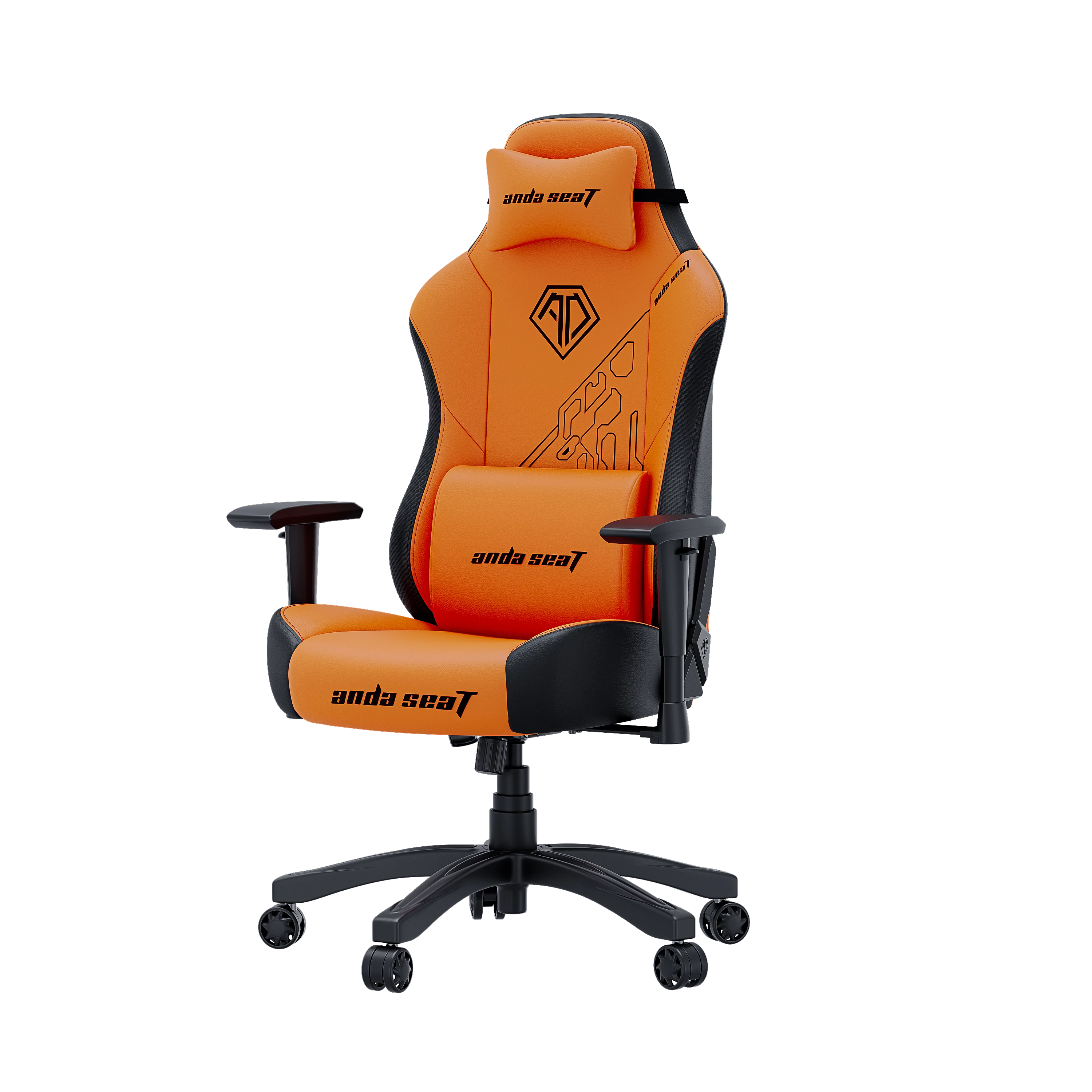 Кресло игровое Anda Seat Phantom Tiger Edition Black Size L