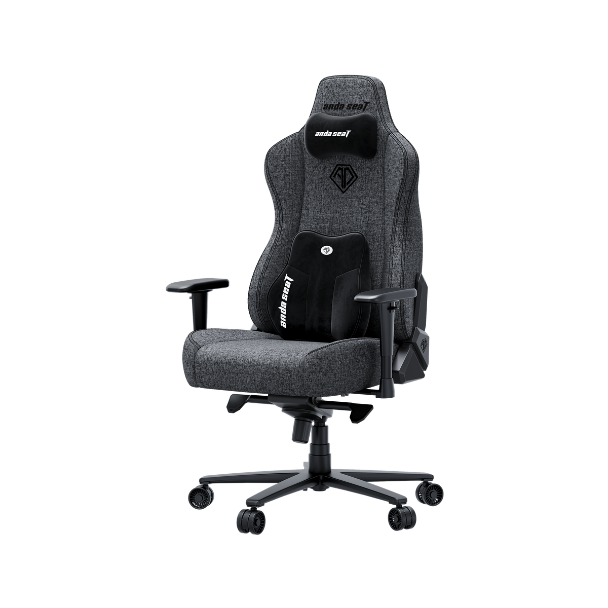Крісло ігрове Anda Seat Novis Plus Fabric Dark Grey Size XL