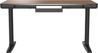 Комп'ютерний стіл з електрорегулюванням висоти OfficePro ODP1470DWB темне дерево / чорний — фото 5
