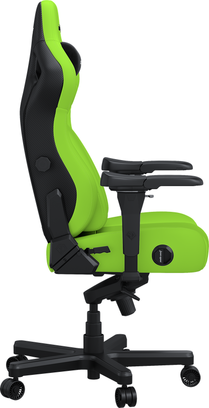 Крісло ігрове Anda Seat Kaiser 4 Cyber Green PVC Size XL