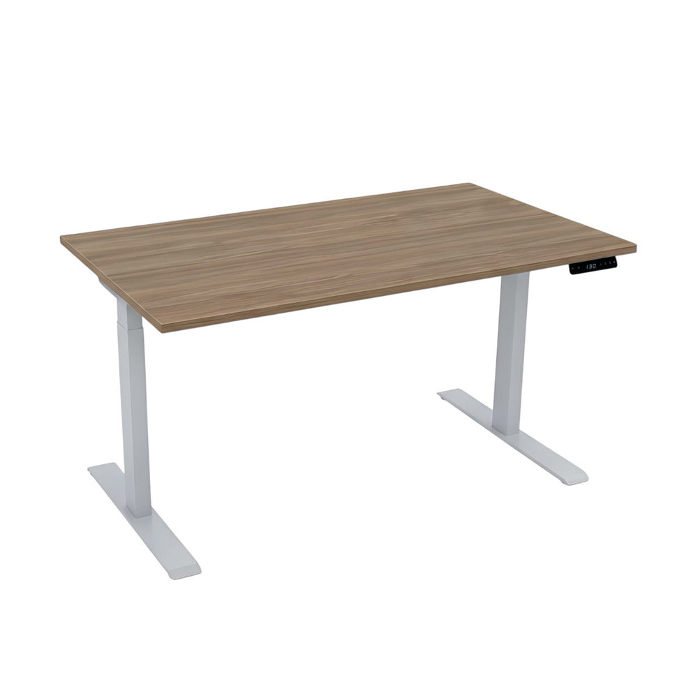 Комп’ютерний стіл двомоторний двоступеневий Kaidi Gray