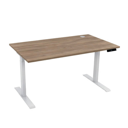 Комп’ютерний стіл двомоторний двоступеневий Kaidi Gray