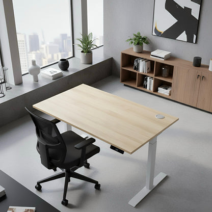 Комп’ютерний стіл двомоторний двоступеневий Kaidi Gray