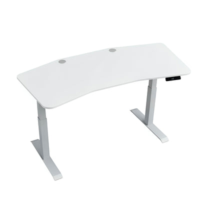 Комп’ютерний стіл двомоторний двоступеневий Kaidi Gray