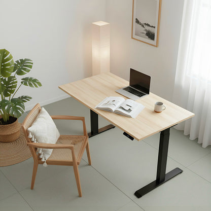 Комп’ютерний стіл двомоторний триступеневий Kaidi Black