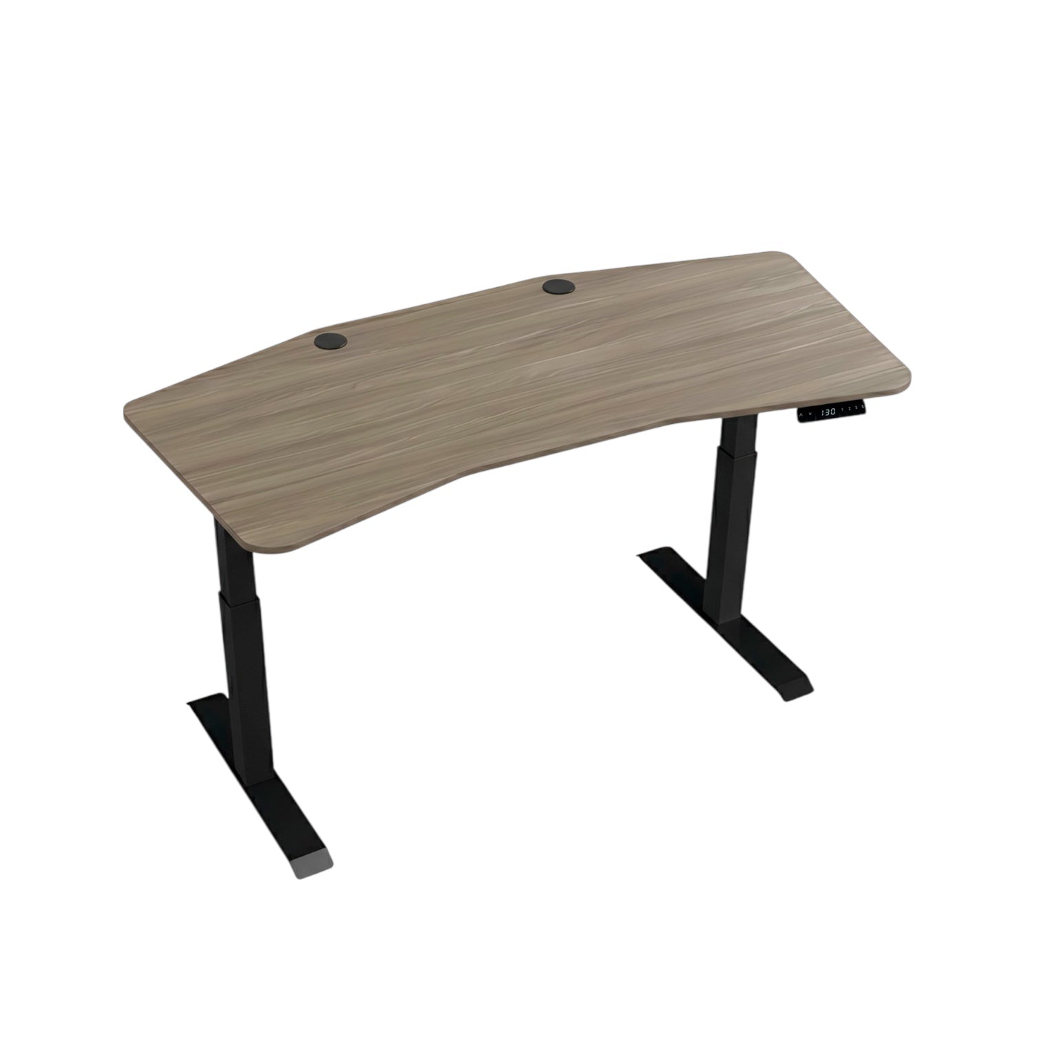 Комп’ютерний стіл двомоторний триступеневий Kaidi Black