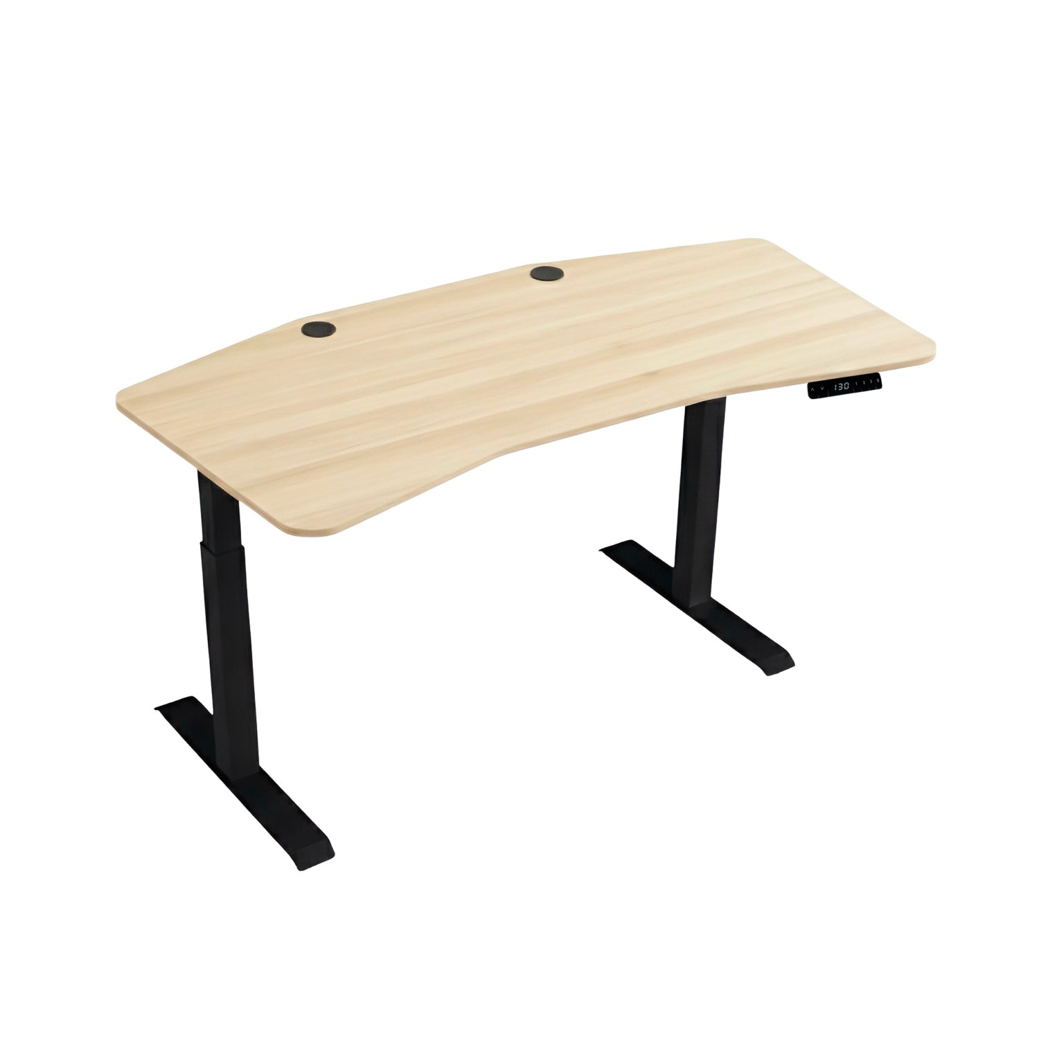 Комп’ютерний стіл двомоторний триступеневий Kaidi Black