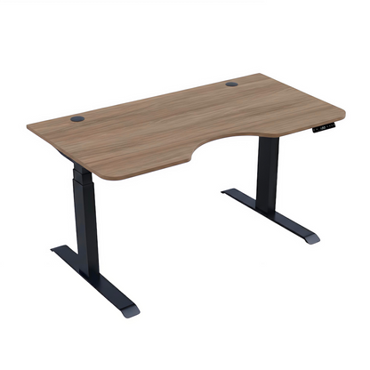 Комп’ютерний стіл двомоторний триступеневий Kaidi Black