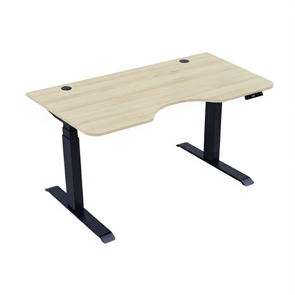 Комп’ютерний стіл двомоторний триступеневий Kaidi Black