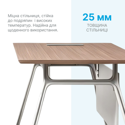 Стіл з тумбочкою OfficePro PG-M24B-16B — фото 6