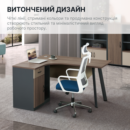 Стіл з тумбочкою OfficePro PG-F20A-14A-L — фото 6