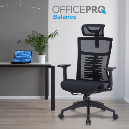Кресло офисное OfficePro Balance OC620-B-B-B