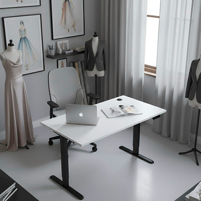 Комп’ютерний стіл з електрорегулюванням висоти одномоторний - Чорний