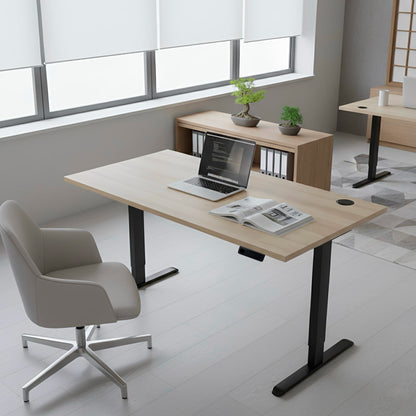 Комп’ютерний стіл з електрорегулюванням висоти одномоторний - Чорний