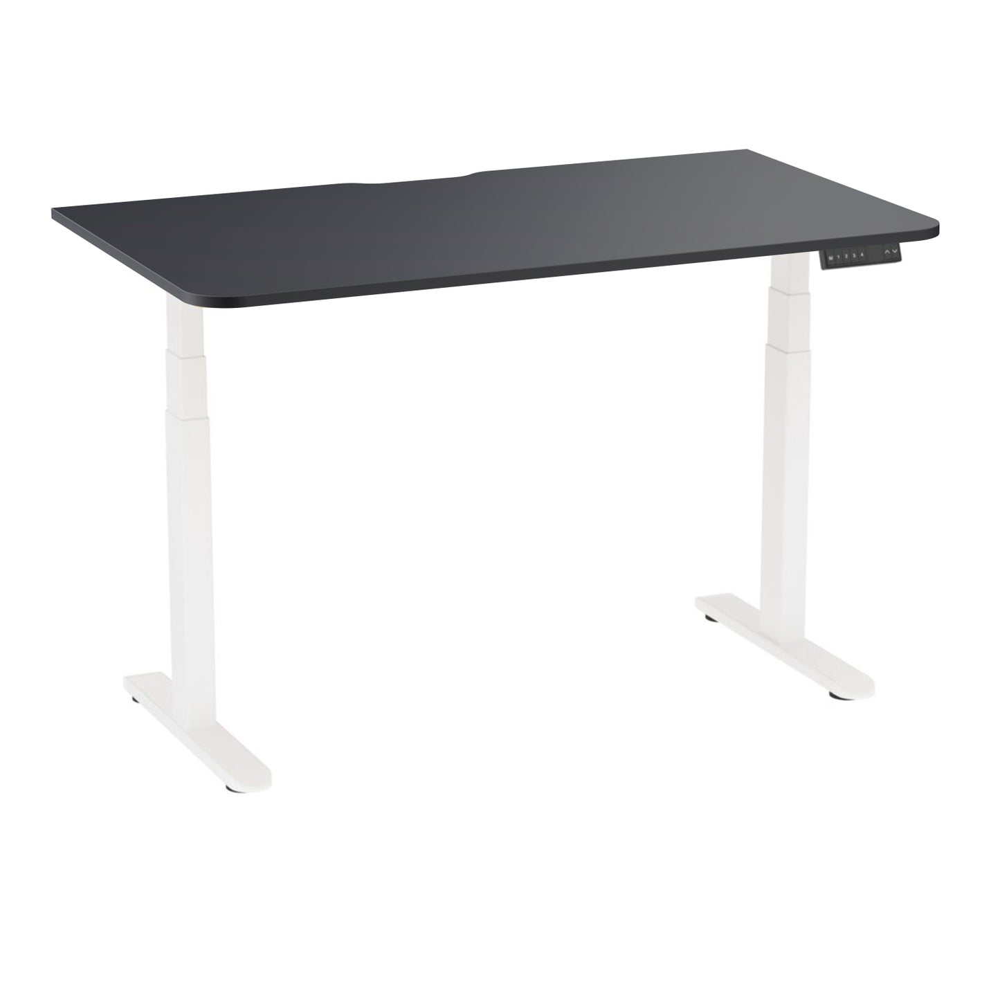AD:TA Стіл з регулюванням висоти Tiny Desk 3 Білий / 138*80*1.8 см PRO / Сірий
