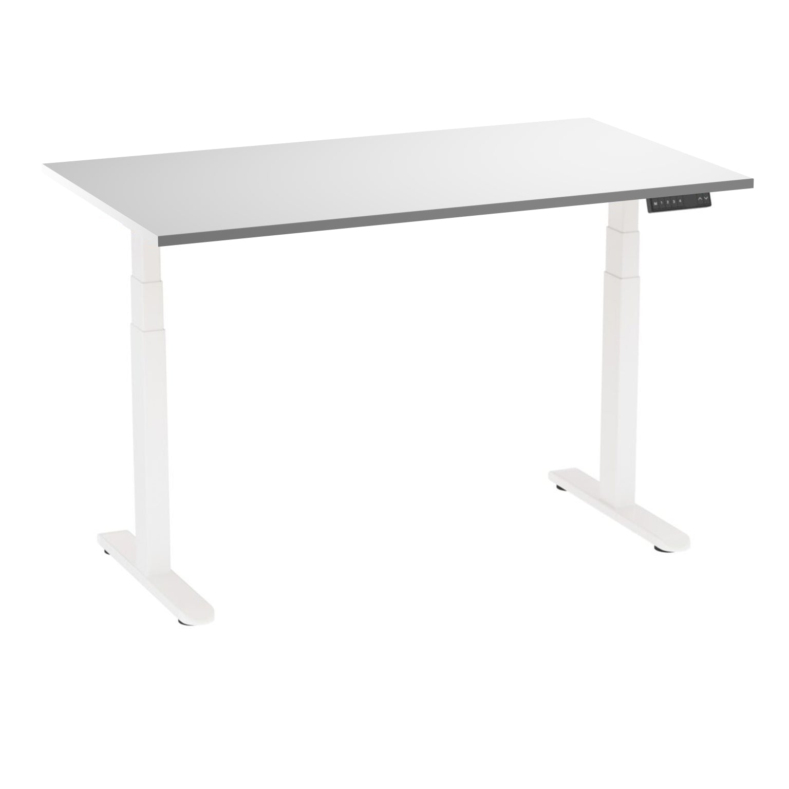 AD:TA Стіл з регулюванням висоти Tiny Desk 3 Білий / 138*80*1.8 см / Білий
