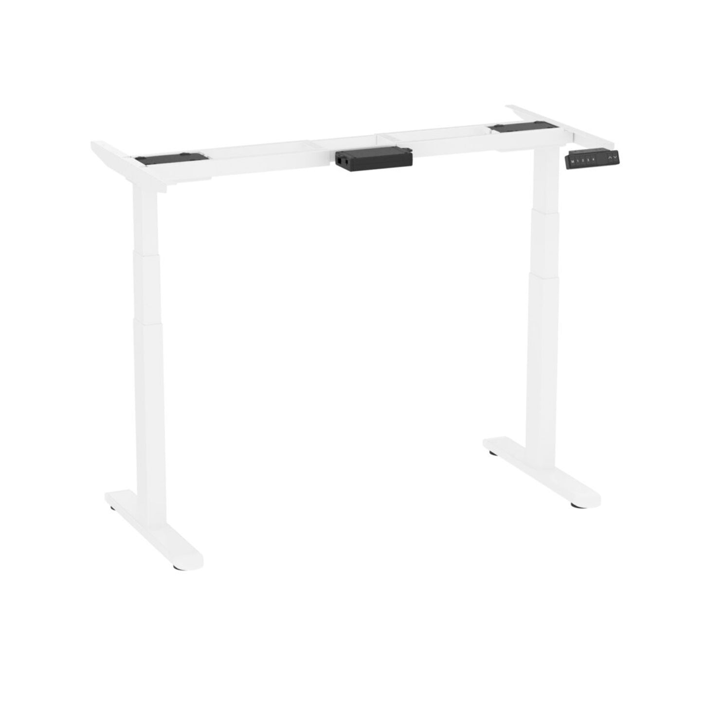 AD:TA Стіл з регулюванням висоти Tiny Desk 3 Білий / Без стільниці / Без стільниці