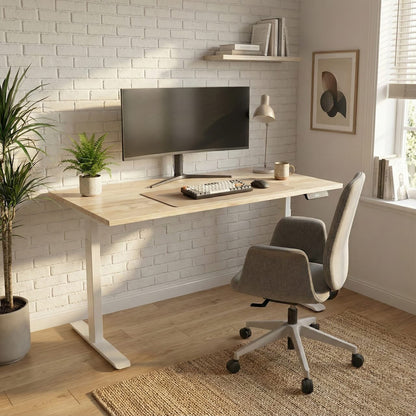 Комп’ютерний стіл двомоторний двоступеневий Kaidi Gray