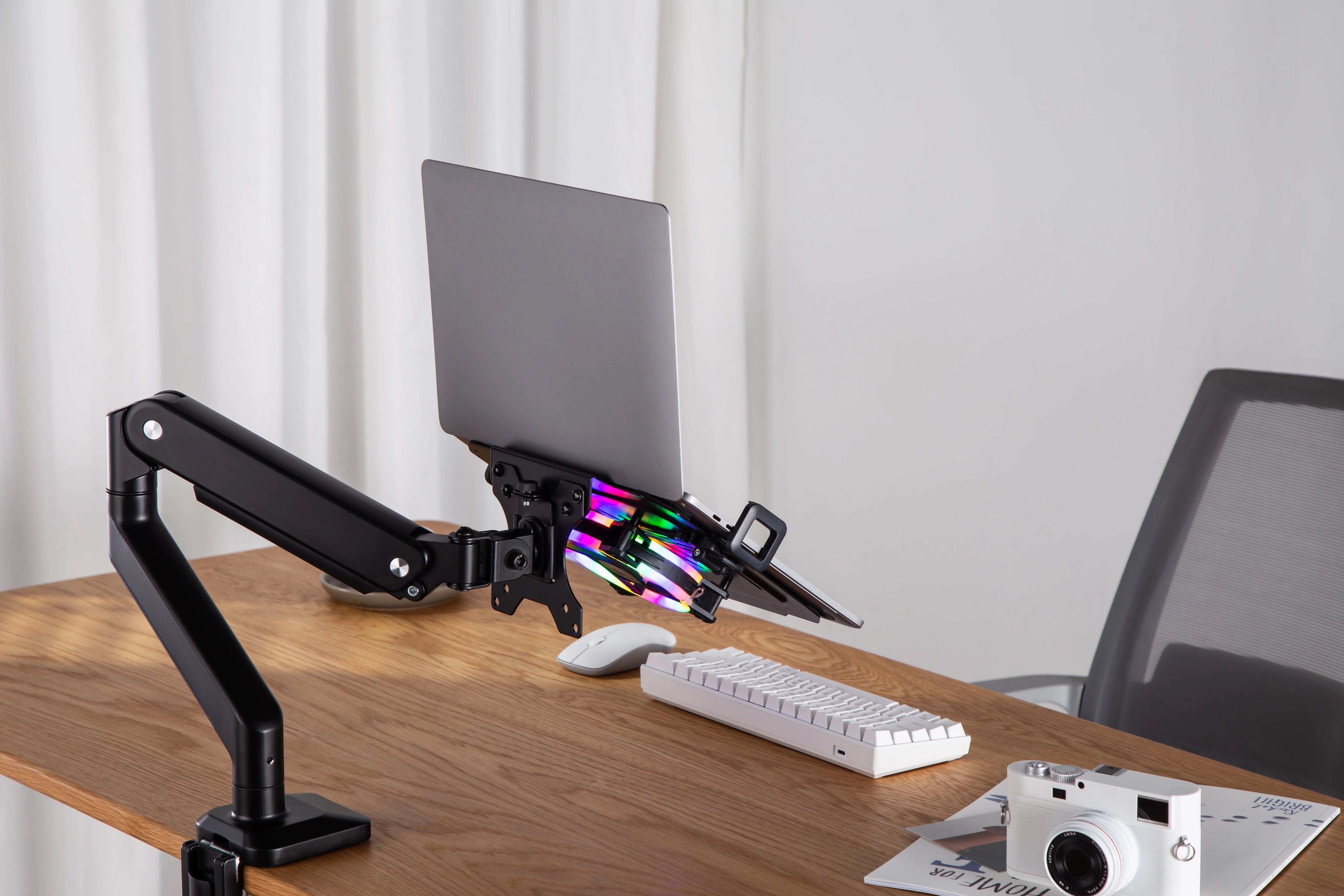 Тримач для ноутбука OfficePro LH474B — платформа під кутом, ракурс
