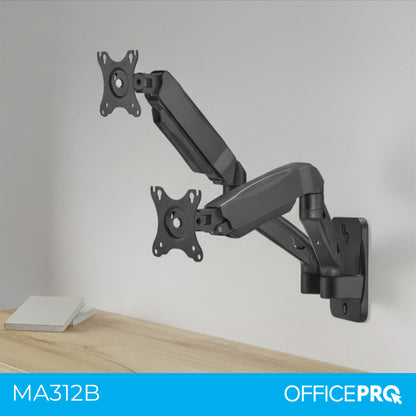 Кронштейн OfficePro MA312B чорний — плече під кутом