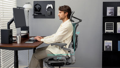 Ергономічне офісне крісло HINOMI H2 Pro з підставкою для ніг