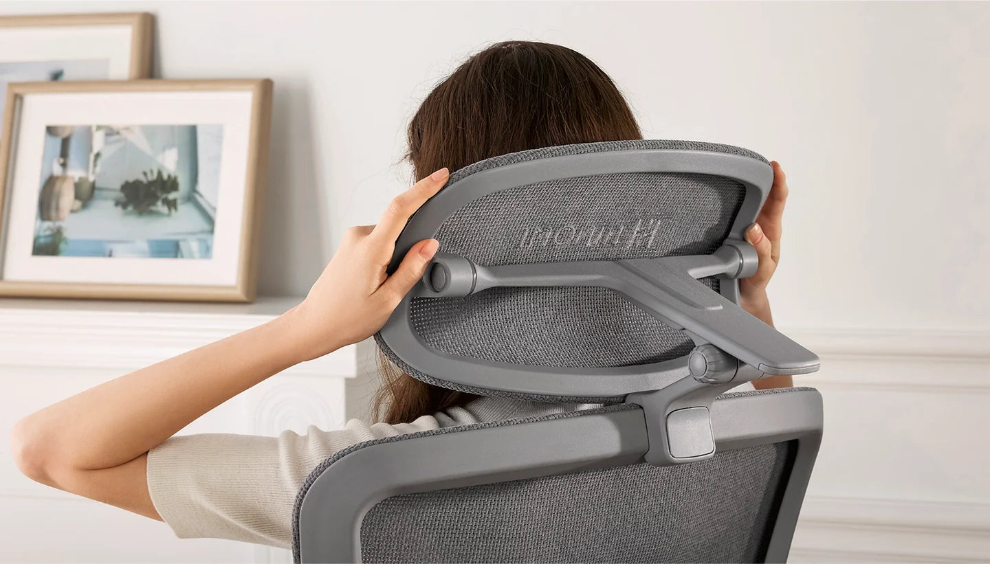 Ергономічне офісне крісло HINOMI H2 Pro з підставкою для ніг