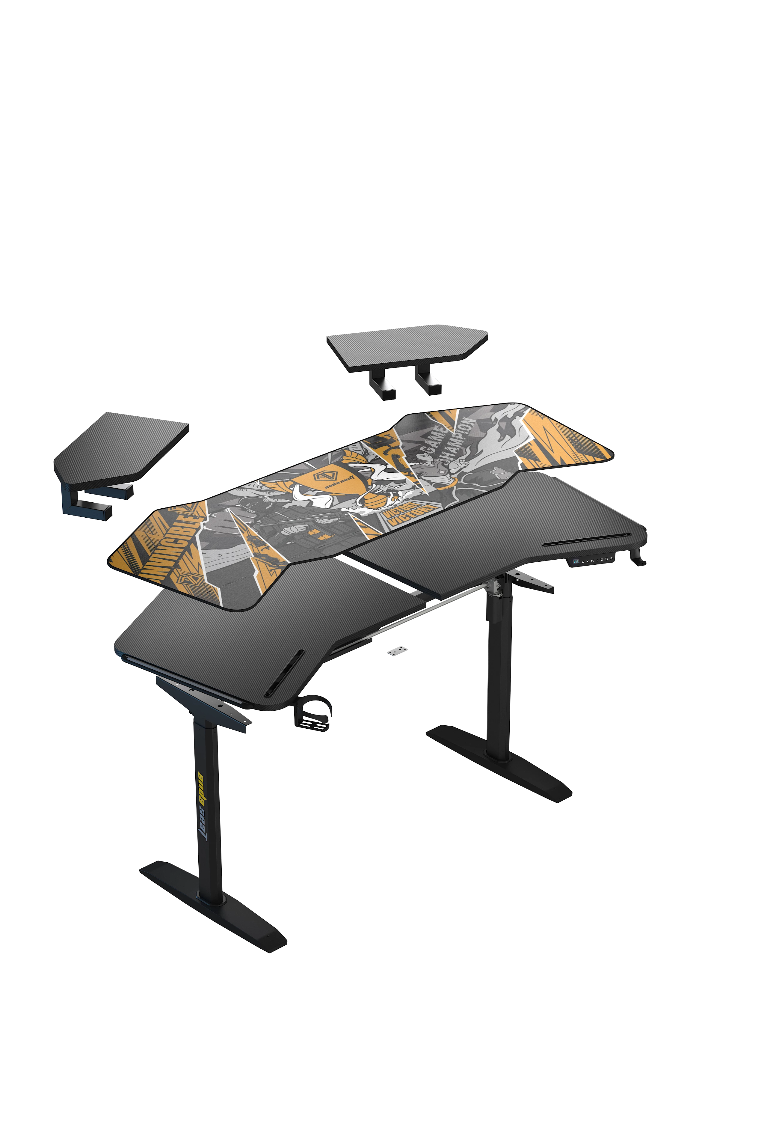 Комп’ютерний стіл з електрорегулюванням висоти Anda Seat Shadow Warrior Black
