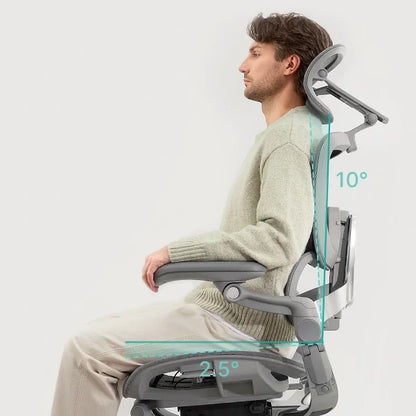 Ергономічне офісне крісло HINOMI H2 Pro з підставкою для ніг