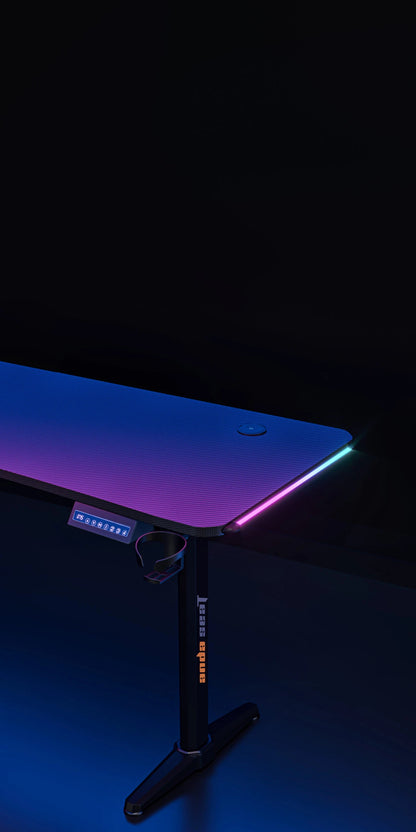 Комп’ютерний стіл з електрорегулюванням висоти Anda Seat Terminator RGB Black