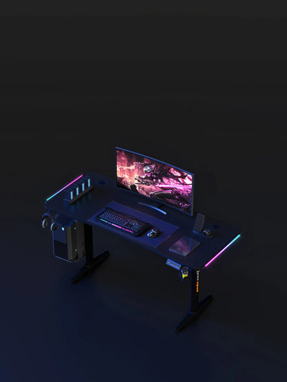 Комп’ютерний стіл з електрорегулюванням висоти Anda Seat Terminator RGB Black