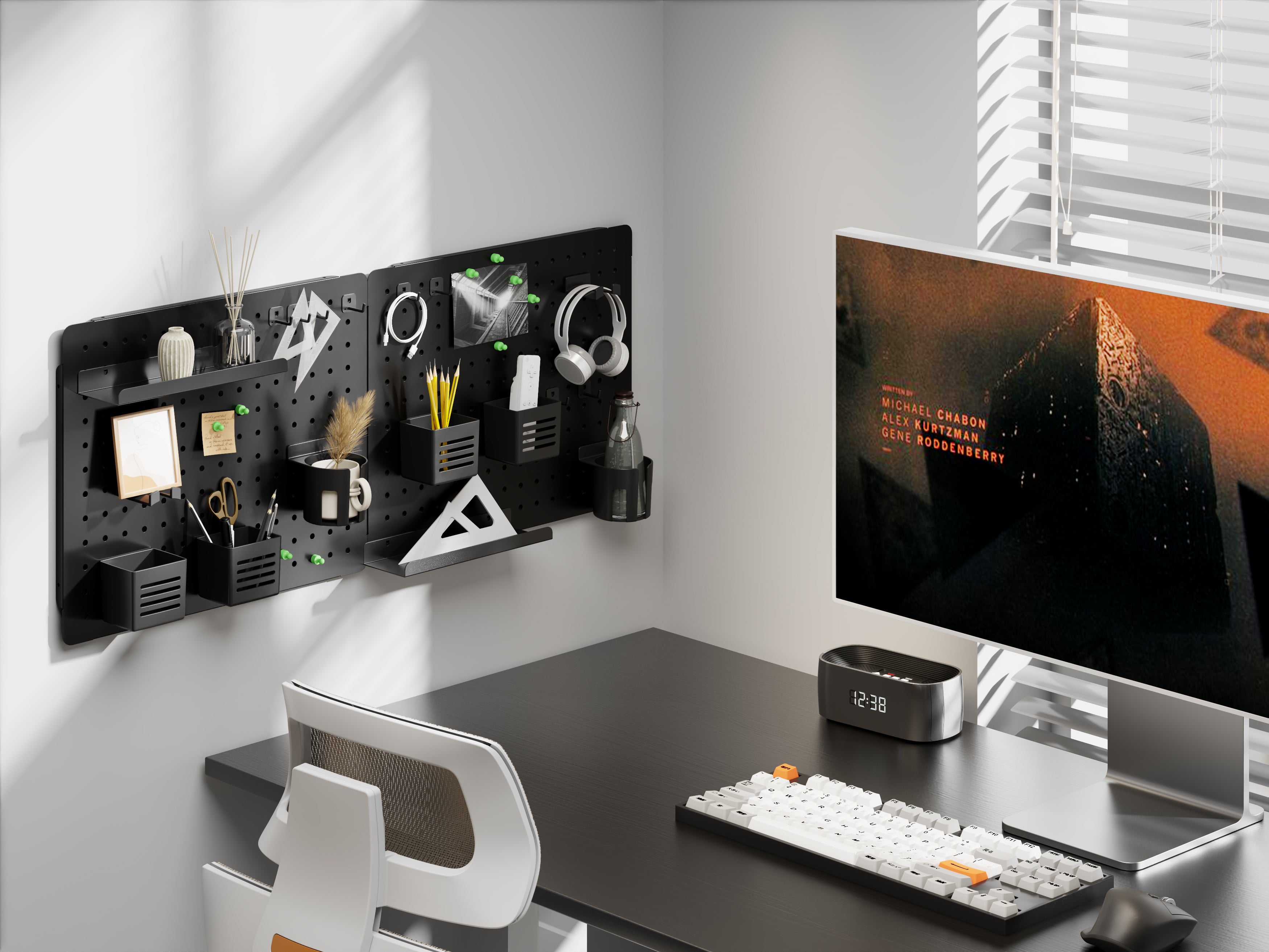 Настінна дошка-органайзер OfficePro WO910B Black