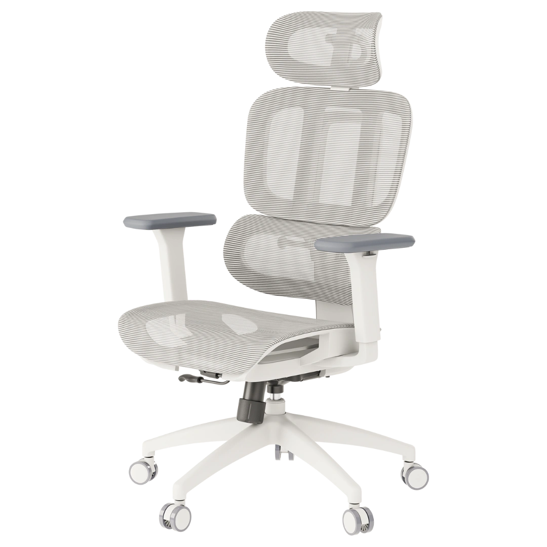 Крісло офісне OfficePro Skyline OC680-W-LG-LG